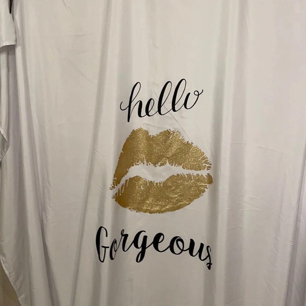 Hello Gorgeous Shower Curtain